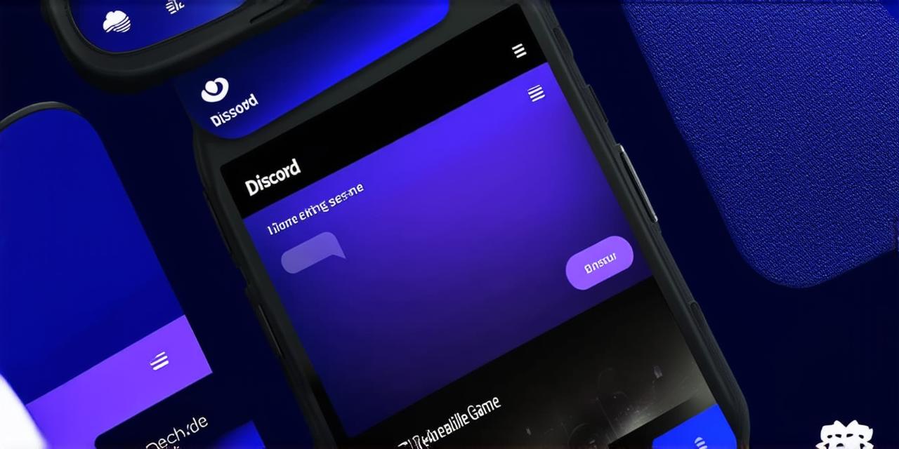 Where can I find game activity on the Discord mobile app?