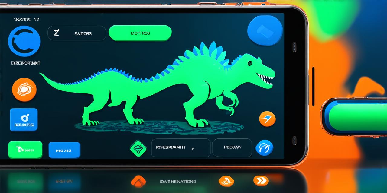 How to modify the dinosaur game on a mobile device