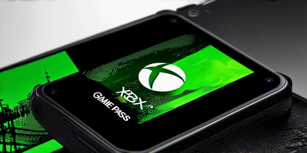 How does the Xbox Game Pass function on mobile devices?